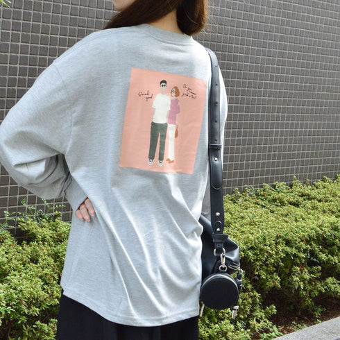 【spiritoso】ニュアンスカップル ロンT
