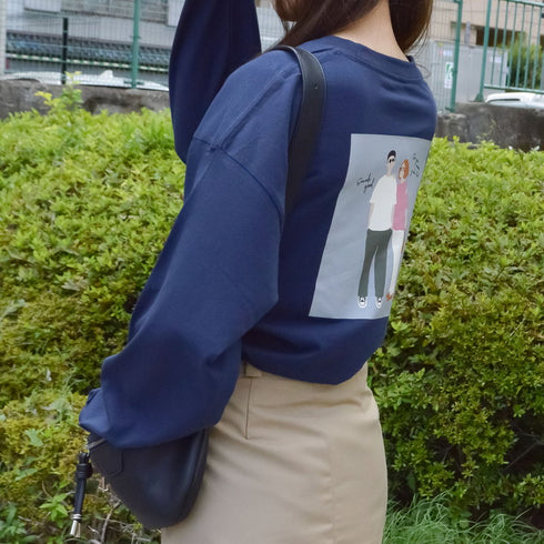 【spiritoso】ニュアンスカップル ロンT