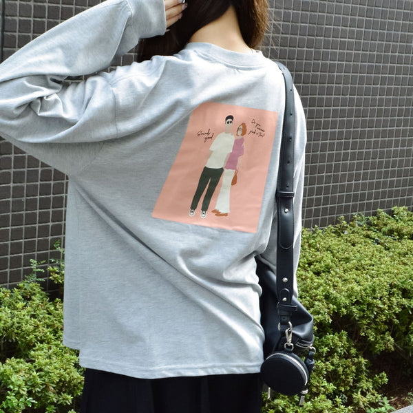 【spiritoso】ニュアンスカップル ロンT