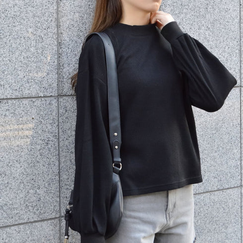 【spiritoso】サーマルシンプルカットソー