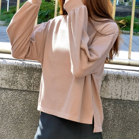 【spiritoso】サーマルシンプルカットソー