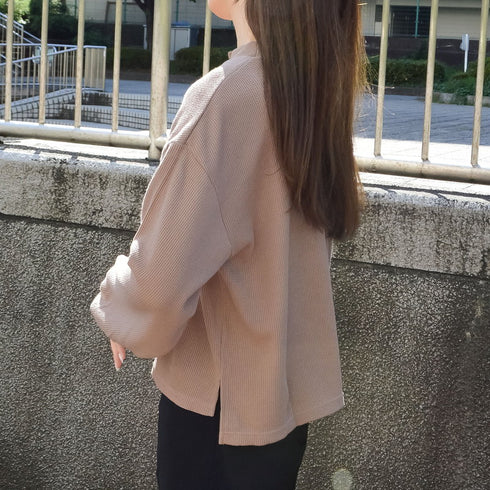 【spiritoso】サーマルシンプルカットソー