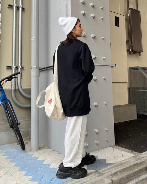 【MODISH GAZE】WORLD TOUR バンド風デザイン裏毛スウェット