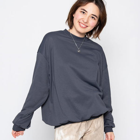 【spiritoso】OURSELVESプリントビッグスウェットトレーナー