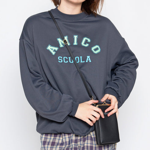 【spiritoso】AMICOプリントビッグスウェットトレーナー