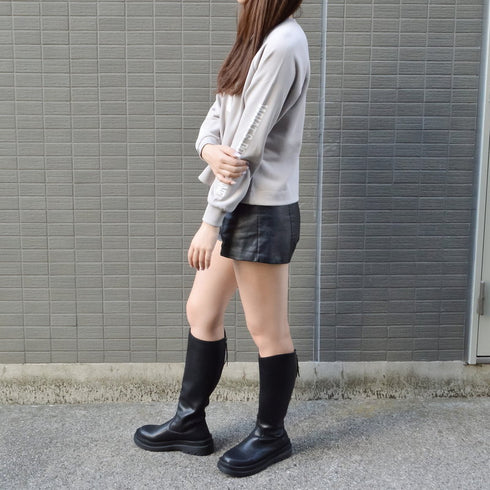 【spiritoso】See youプリント ラグラン スウェット