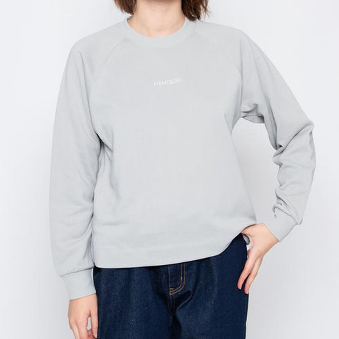 【spiritoso】バックプリントラグランスウェット