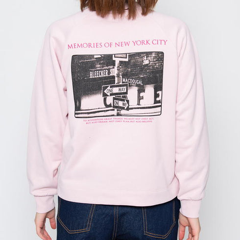 【spiritoso】バックプリントラグランスウェット