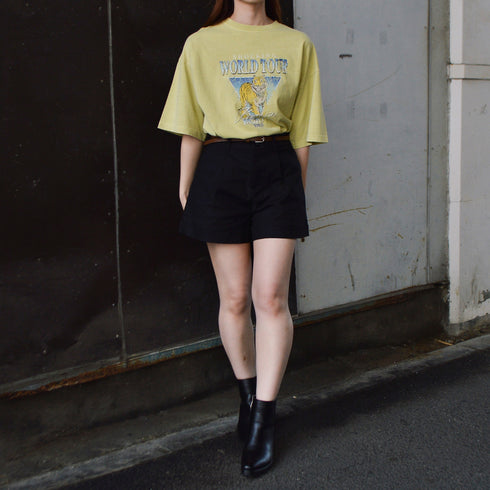 【spiritoso】World TourタイガープリントTシャツ