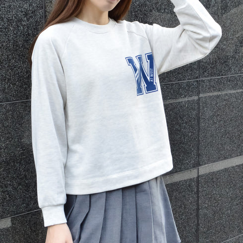 【spiritoso】WestプリントラグランロンT