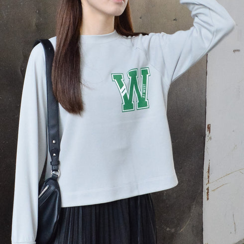 【spiritoso】WestプリントラグランロンT