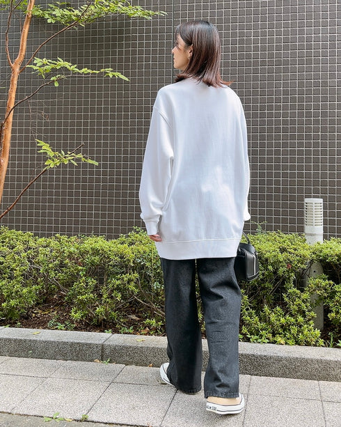 【MODISH GAZE】WORLD TOUR バンド風デザイン裏毛スウェット