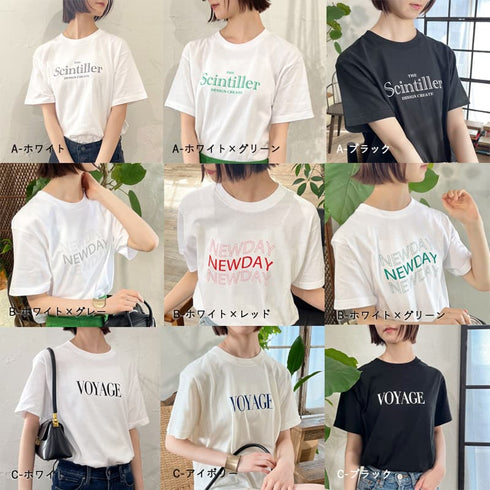【spiritoso】シンプルロゴアソートTシャツ