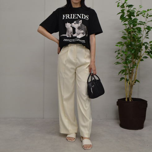 【spiritoso】FRIENDS シートプリントTシャツ