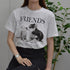 【spiritoso】FRIENDS シートプリントTシャツ