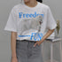 【spiritoso】FREEDOM FUN シートプリントTシャツ