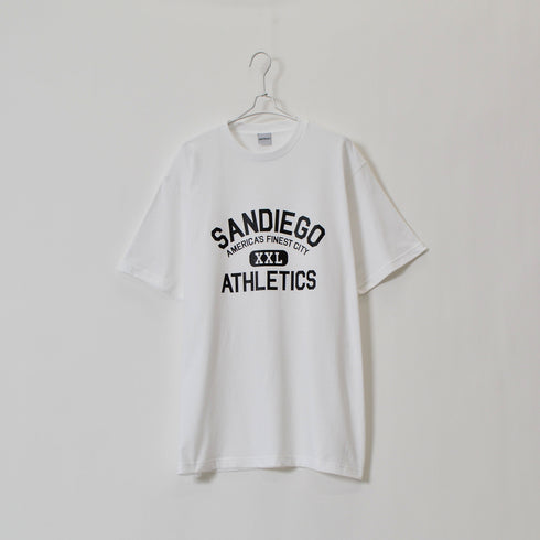 【spiritoso】SANDIEGOカレッジプリントTシャツ