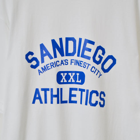 【spiritoso】SANDIEGOカレッジプリントTシャツ