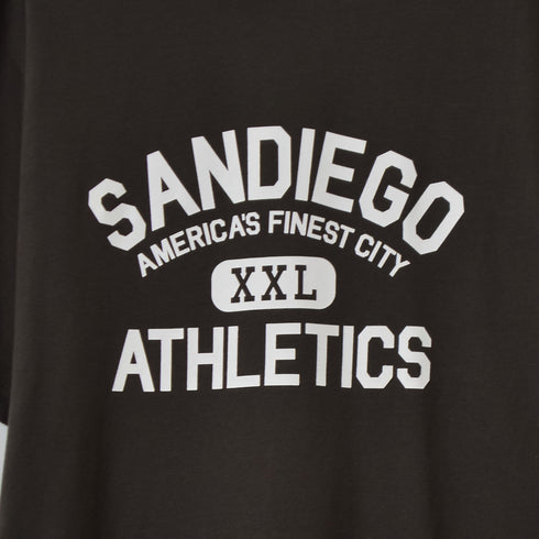 【spiritoso】SANDIEGOカレッジプリントTシャツ