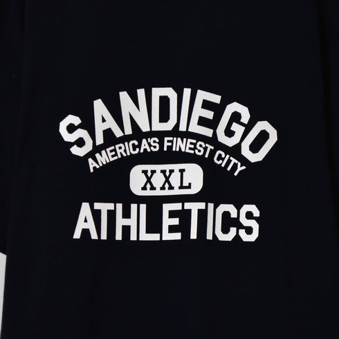 【spiritoso】SANDIEGOカレッジプリントTシャツ