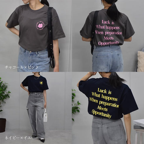 【spiritoso】メッセージプリントTシャツ