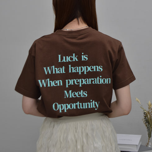 【spiritoso】メッセージプリントTシャツ