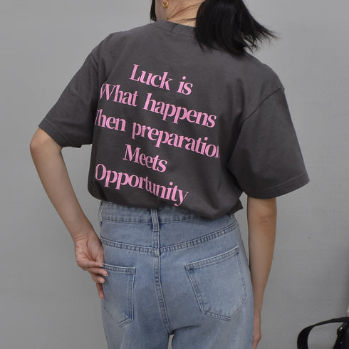 【spiritoso】メッセージプリントTシャツ