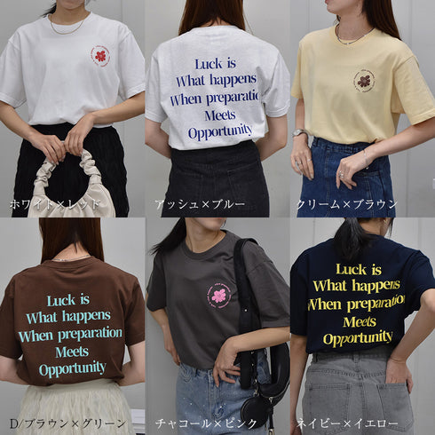 【spiritoso】メッセージプリントTシャツ