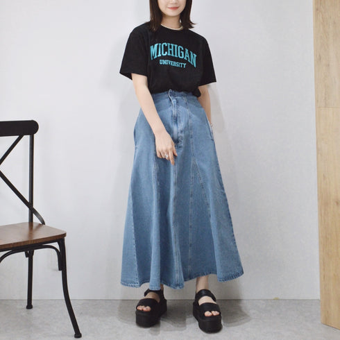 【spiritoso】MICHIGAN カレッジTシャツ