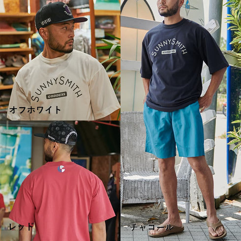 【SUNNY SMITH】 Cool Smith GDS Print SS Tee