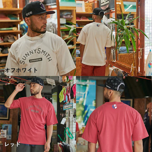 【SUNNY SMITH】 Cool Smith GDS Print SS Tee