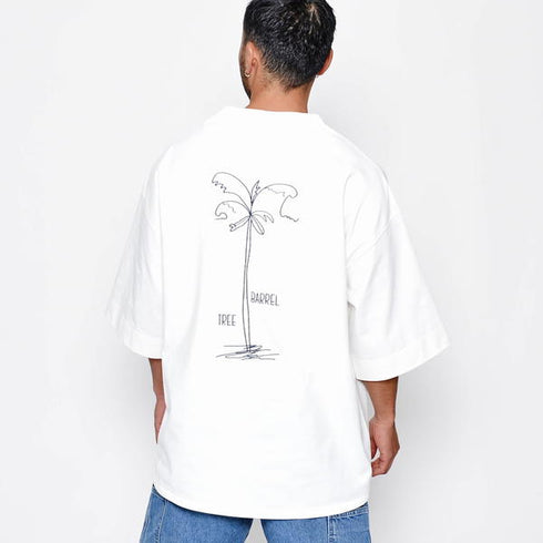 【SUNNY SMITH】 Heavy Smith Palms Emb SS Tee