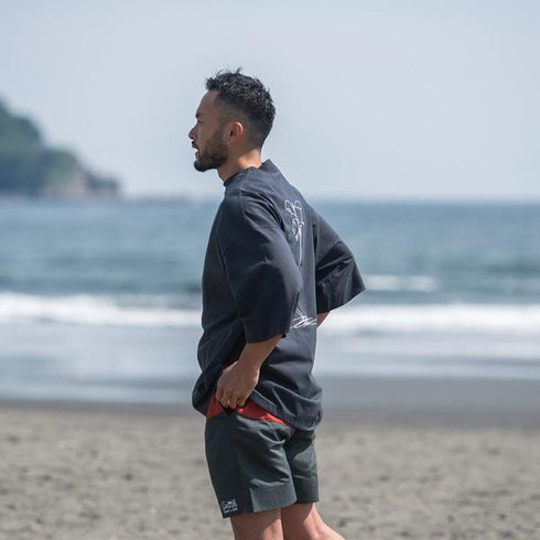 【SUNNY SMITH】 Heavy Smith Palms Emb SS Tee