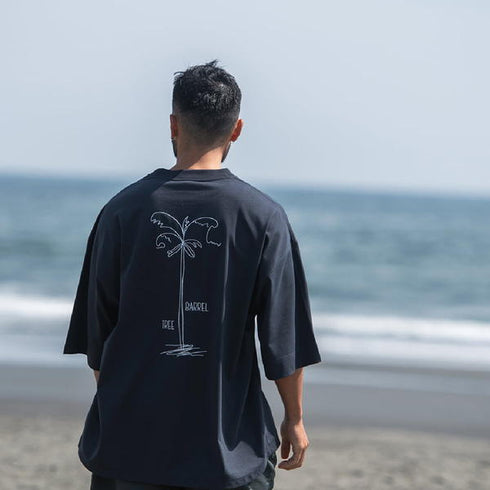 【SUNNY SMITH】 Heavy Smith Palms Emb SS Tee