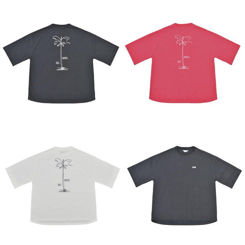 【SUNNY SMITH】 Heavy Smith Palms Emb SS Tee