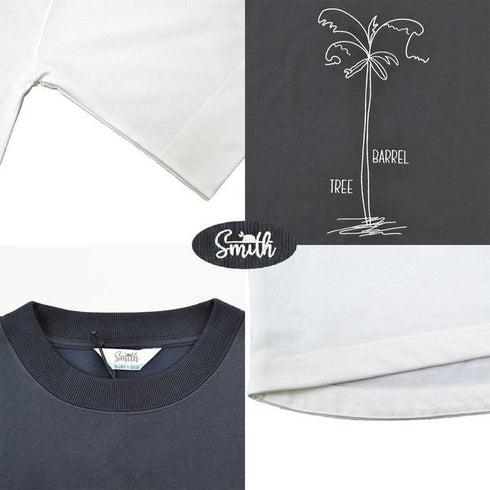 【SUNNY SMITH】 Heavy Smith Palms Emb SS Tee