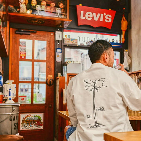 【SUNNY SMITH】 Heavy Smith Palms Emb SS Tee