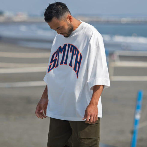 【SUNNY SMITH】 Heavy Smith School Logo SS Tee