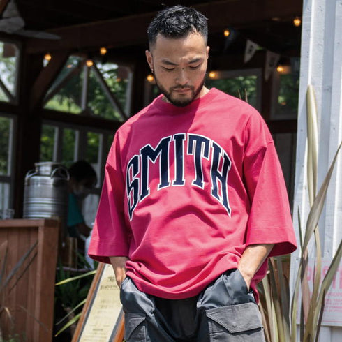 【SUNNY SMITH】 Heavy Smith School Logo SS Tee