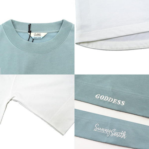 【SUNNY SMITH】 Heavy Smith GDS Emb SS Tee