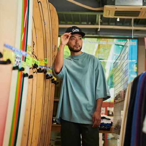 【SUNNY SMITH】 Heavy Smith GDS Emb SS Tee