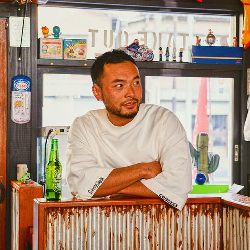 【SUNNY SMITH】 Heavy Smith GDS Emb SS Tee