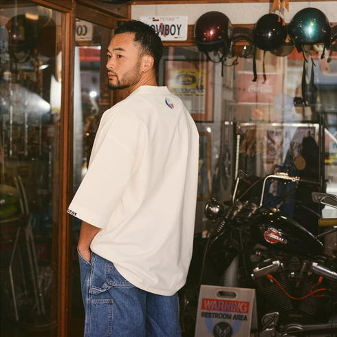 【SUNNY SMITH】 Heavy Smith GDS Emb SS Tee