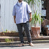 【SUNNY SMITH】 Oxsmith High Count Over Half Slv Shirt