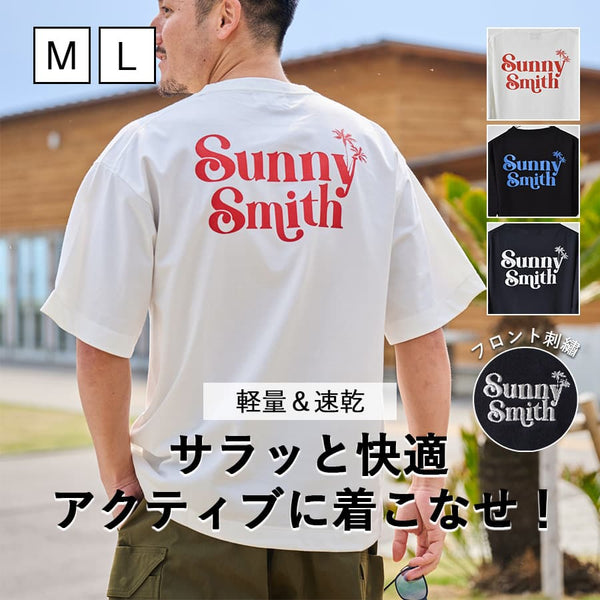 【SUNNY SMITH】11.6ウルトラヘビーオンス Heavy Smith刺繍ロゴTシャツ