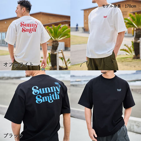 【SUNNY SMITH】11.6ウルトラヘビーオンス Heavy Smith刺繍ロゴTシャツ