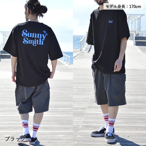 【SUNNY SMITH】11.6ウルトラヘビーオンス Heavy Smith刺繍ロゴTシャツ