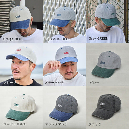 【SUNNY SMITH】OGロゴ刺繍ピグメント バイカラーCap
