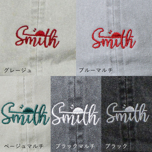 【SUNNY SMITH】OGロゴ刺繍ピグメント バイカラーCap