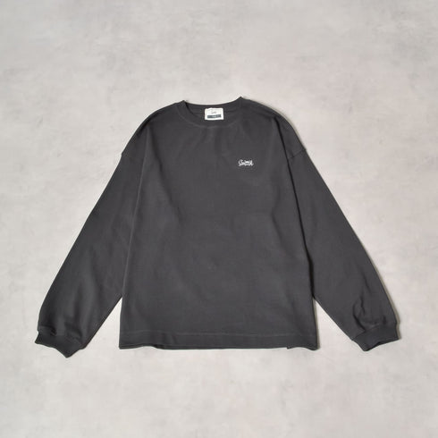 【SUNNY SMITH】ヤシの木柄 両面刺繍ロングスリーブTシャツ